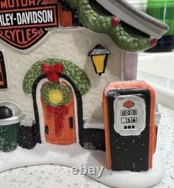 Department 56 North Pole Series Harley Davidson Pump & Go Diner