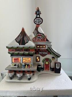 Department 56 North Pole Series Harley Pump & Go Diner