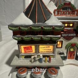 Department 56 North Pole Series Harley Pump & Go Diner