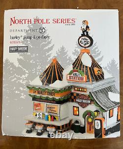 Department 56 North Pole Series Harley Pump & Go Diner