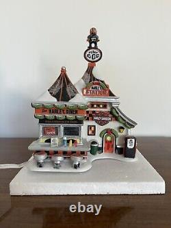 Department 56 North Pole Series Harley Pump & Go Diner