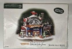 Department 56 North Pole Series Hot Wheel's Custom Car Shop #56.56784 NewithRare