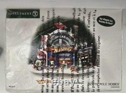 Department 56 North Pole Series Hot Wheel's Custom Car Shop #56.56784 NewithRare