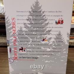 Department 56 North Pole Series Ice Breakers Lounge Porcelain Illuminated