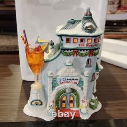 Department 56 North Pole Series Ice Breakers Lounge Porcelain Illuminated
