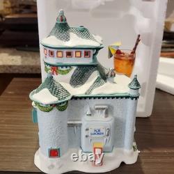Department 56 North Pole Series Ice Breakers Lounge Porcelain Illuminated
