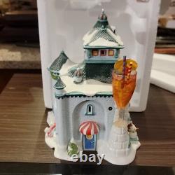 Department 56 North Pole Series Ice Breakers Lounge Porcelain Illuminated