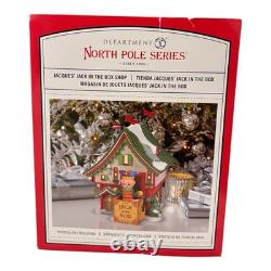Department 56 North Pole Series Jacques' Jack In The Box Shop NIB
