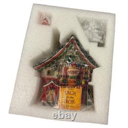 Department 56 North Pole Series Jacques' Jack In The Box Shop NIB