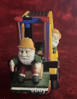 Department 56 North Pole Series LEGO Warehouse Forklift, Heritage Village Coll