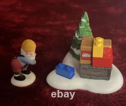 Department 56 North Pole Series LEGO Warehouse Forklift, Heritage Village Coll