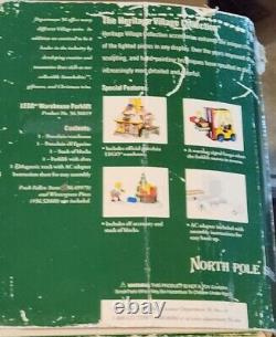 Department 56 North Pole Series LEGO Warehouse Forklift, Heritage Village Coll