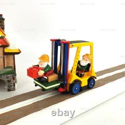 Department 56 North Pole Series Lego Warehouse Fork Lift 52660