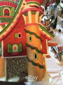 Department 56 North Pole Series Lighted Christmas Village Poinsettia Palace