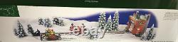 Department 56 North Pole Series Loading The Sleigh #52732 Complete & Works