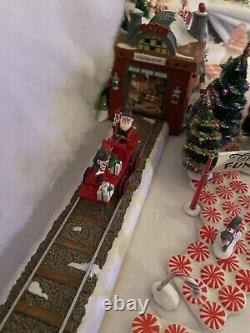 Department 56 North Pole Series Loading The Sleigh Animated Piece