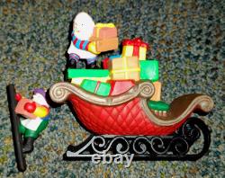 Department 56 North Pole Series Loading the Sleigh Christmas Village Set #52732