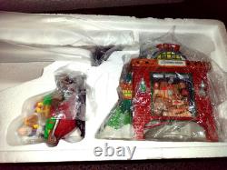 Department 56 North Pole Series Loading the Sleigh Christmas Village Set #52732