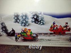 Department 56 North Pole Series Loading the Sleigh Christmas Village Set #52732