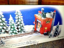 Department 56 North Pole Series Loading the Sleigh Christmas Village Set #52732