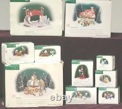 Department 56 North Pole Series Lot Of 10 Vintage Sculptures