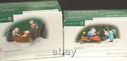 Department 56 North Pole Series Lot Of 10 Vintage Sculptures