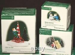 Department 56 North Pole Series Lot Of 10 Vintage Sculptures