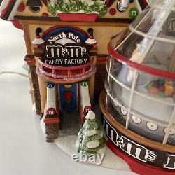 Department 56 North Pole Series M&M's Candy Factory Box WORKS Christmas RETIRED