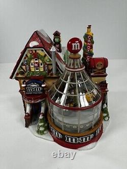 Department 56 North Pole Series M&M's Candy Factory TESTED WORKING Christmas