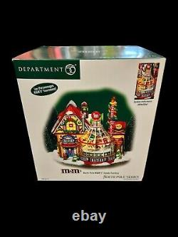 Department 56 North Pole Series M&M's Candy Factory withBox Works Christmas #56773