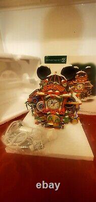 Department 56 North Pole Series Mickey Mouse Watch Factory Walt Disney Showcase