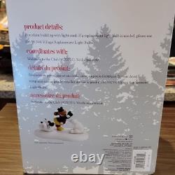 Department 56 North Pole Series Mickey's Ears Factory Porcelain Lighted 2011