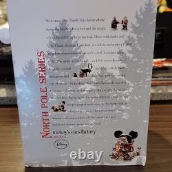 Department 56 North Pole Series Mickey's Ears Factory Porcelain Lighted 2011