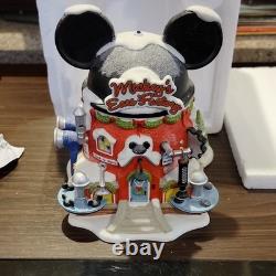 Department 56 North Pole Series Mickey's Ears Factory Porcelain Lighted 2011