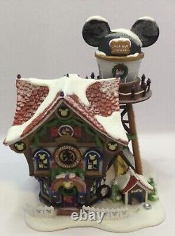Department 56 North Pole Series Mickey's Holiday House Brand New Original Wrap