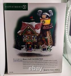 Department 56 North Pole Series Mickey's North Pole Holiday House RETIRED NIB