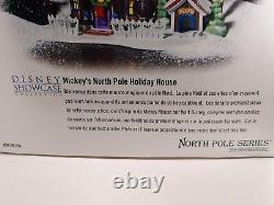 Department 56 North Pole Series Mickey's North Pole Holiday House RETIRED NIB