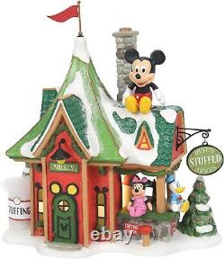 Department 56 North Pole Series Mickey's Stuffed Animals Lighted Buildings