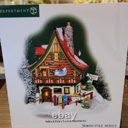 Department 56 North Pole Series Nollie & Ollie's Snowboards Porcelain 2008