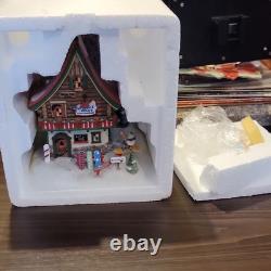 Department 56 North Pole Series Nollie & Ollie's Snowboards Porcelain 2008