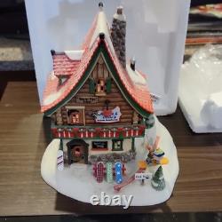 Department 56 North Pole Series Nollie & Ollie's Snowboards Porcelain 2008