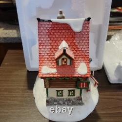 Department 56 North Pole Series Nollie & Ollie's Snowboards Porcelain 2008