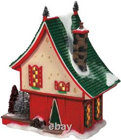 Department 56 North Pole Series North Pole Sisal Tree Factory, Lighted Building