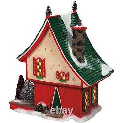Department 56 North Pole Series North Pole Sisal Tree Factory Lighted Building