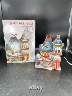 Department 56 North Pole Series Northern Lights Depot North Pole Express 2013