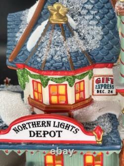 Department 56 North Pole Series Northern Lights Depot North Pole Express 2013