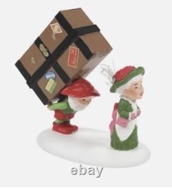 Department 56 North Pole Series Pine Cone B & B, New! With a Weekend Getaway