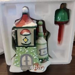 Department 56 North Pole Series Pip & Pop's Bubble Works Porcelain House 2012