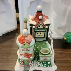 Department 56 North Pole Series Pip & Pop's Bubble Works Porcelain House 2012