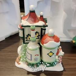 Department 56 North Pole Series Pip & Pop's Bubble Works Porcelain House 2012